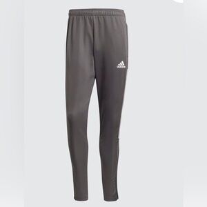 Adidas Men's Tiro 21 Track Pants, Grey, Size Large